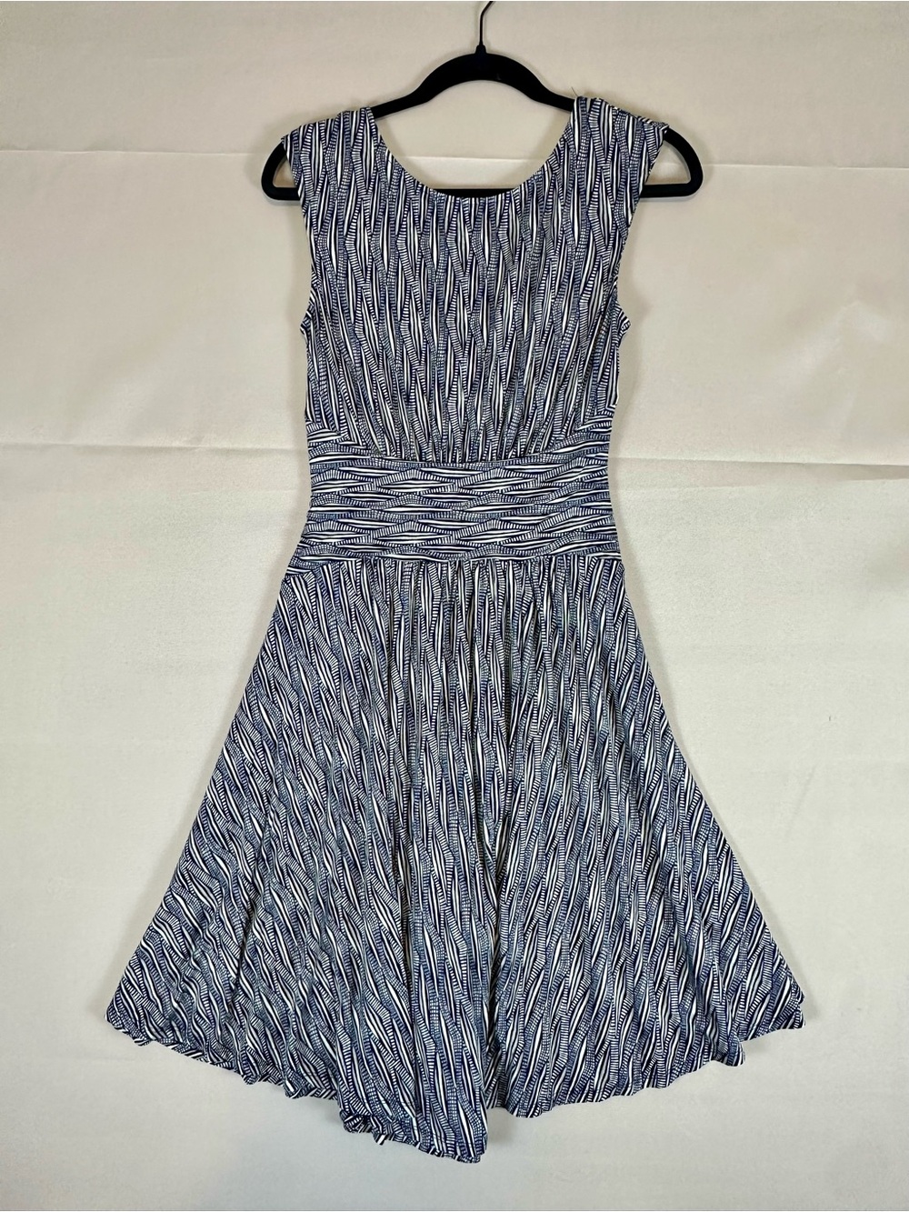 Moulinette Soeurs Anthropologie Fit & Flare Dress XS Abstract Print